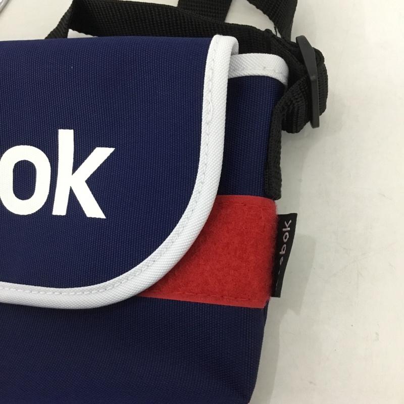 リーボック Reebok ショルダーバッグ ショルダーバッグ ARB1007 ミニショルダー メッセンジャーバッグ タグ付き ロゴ、文字 紺 / ネイビー /  メンズ USED 古着 中古 10128524