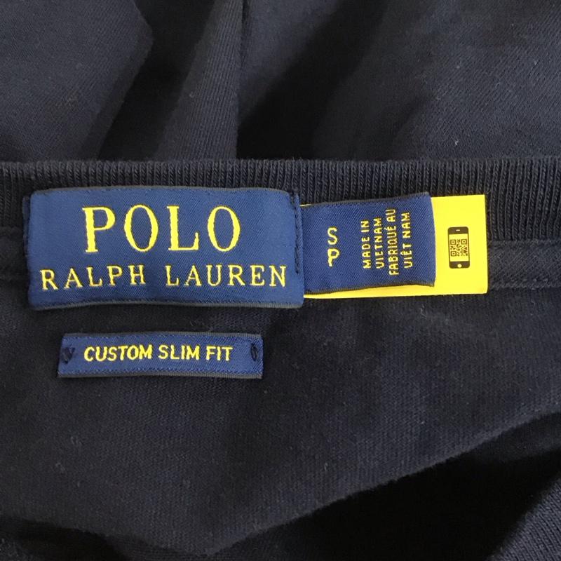 ポロラルフローレン POLO RALPH LAUREN Tシャツ 半袖 S プリント 紺 / ネイビー /  メンズ USED 古着 中古 10107314