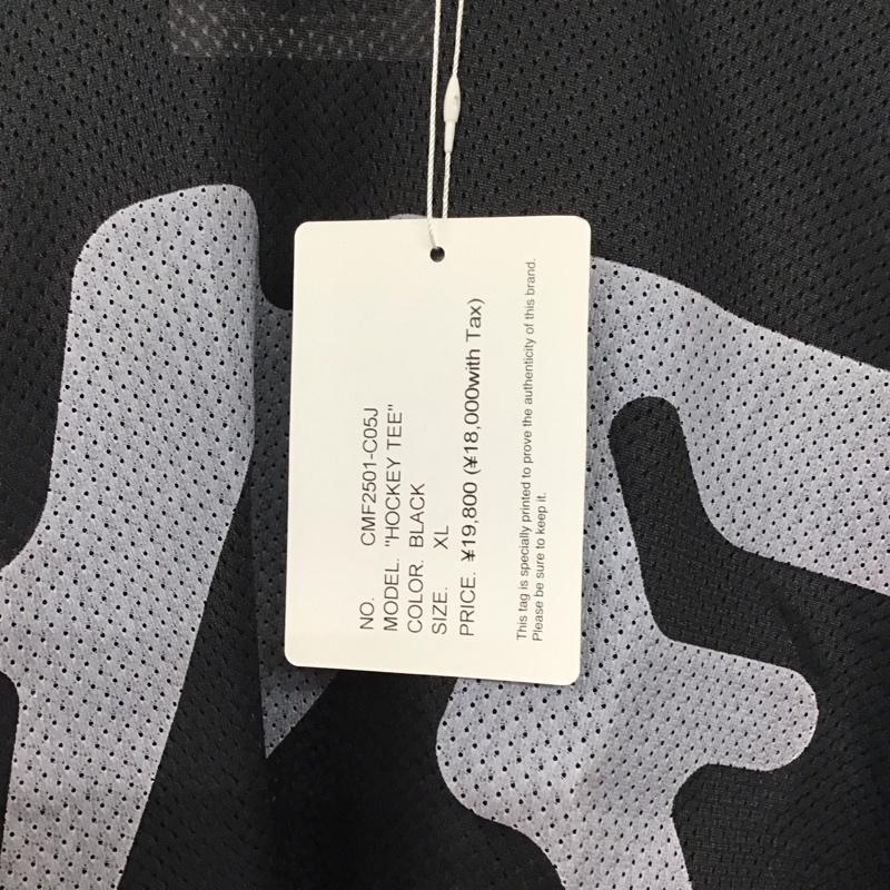 シーエムエフアウトドアガーメント CMF OUTDOOR GARMENT Tシャツ 長袖 cmf2501-c05j ホッケーTee Vネック 25ss XL ロゴ、文字 紺 / ネイビー /  メンズ USED 古着 中古 10132291