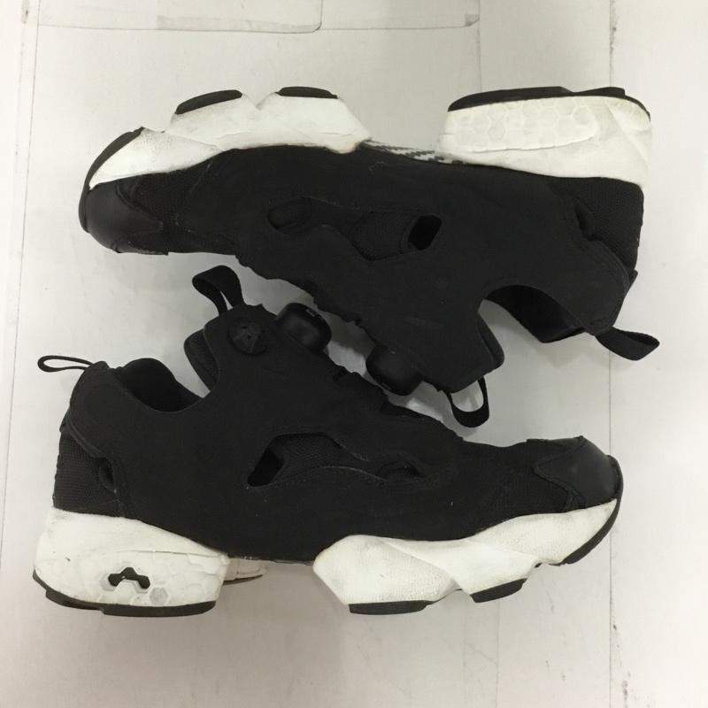 リーボック Reebok スニーカー スニーカー V65750 INSTA PUMP FURY OG 23cm 23.0cm ロゴ、文字 黒 / ブラック / X 白 / ホワイト /  レディース USED 古着 中古 10132247