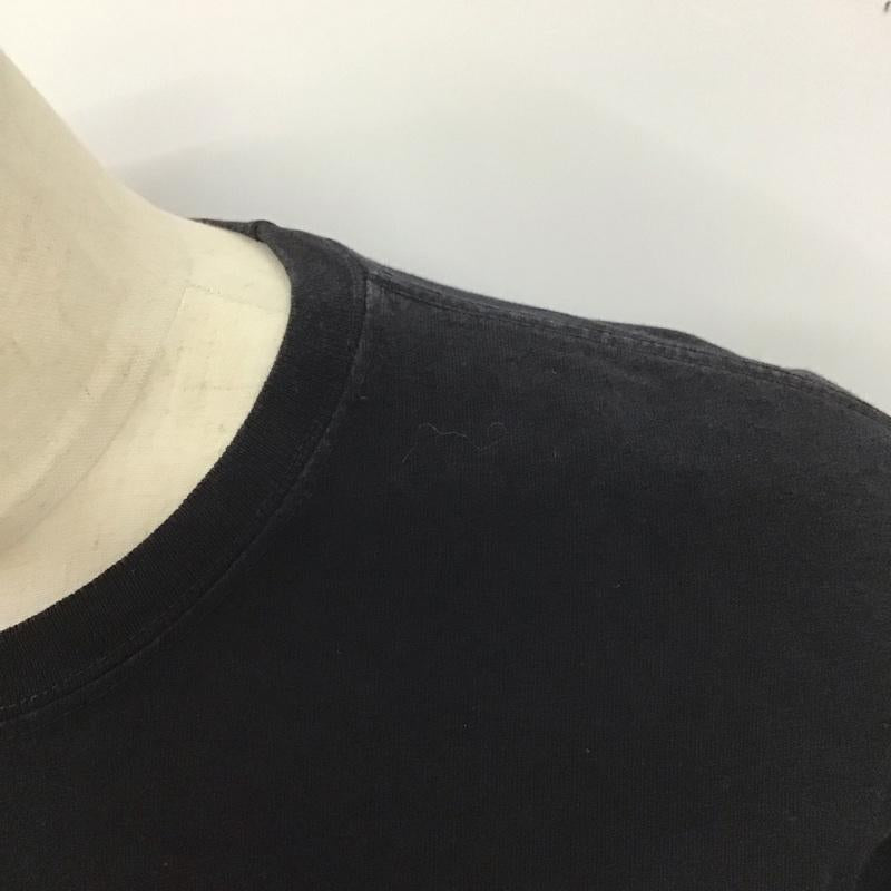 ステューシー STUSSY カットソー 長袖 長袖カットソー プリントカットソー クルーネック L プリント 黒 / ブラック /  メンズ USED 古着 中古 10126191