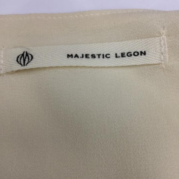 マジェスティックレゴン MAJESTIC LEGON ワンピース  ワンピース 半袖 FREE 無地 アイボリー / アイボリー /  レディース USED 古着 中古 10024833