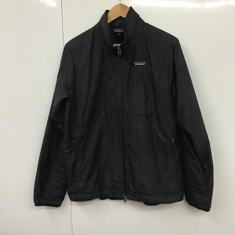 パタゴニア patagonia ジャケット、上着 ジャケット、ブレザー ジップアップジャケット ナイロンジャケット アウター M ロゴ、文字 黒 / ブラック /  メンズ USED 古着 中古 10131637