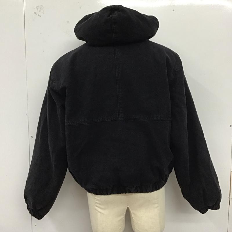 ステューシー STUSSY ジャケット、上着 ジャンパー、ブルゾン L 無地 X ロゴ、文字 黒 / ブラック /  メンズ USED 古着 中古 10124515
