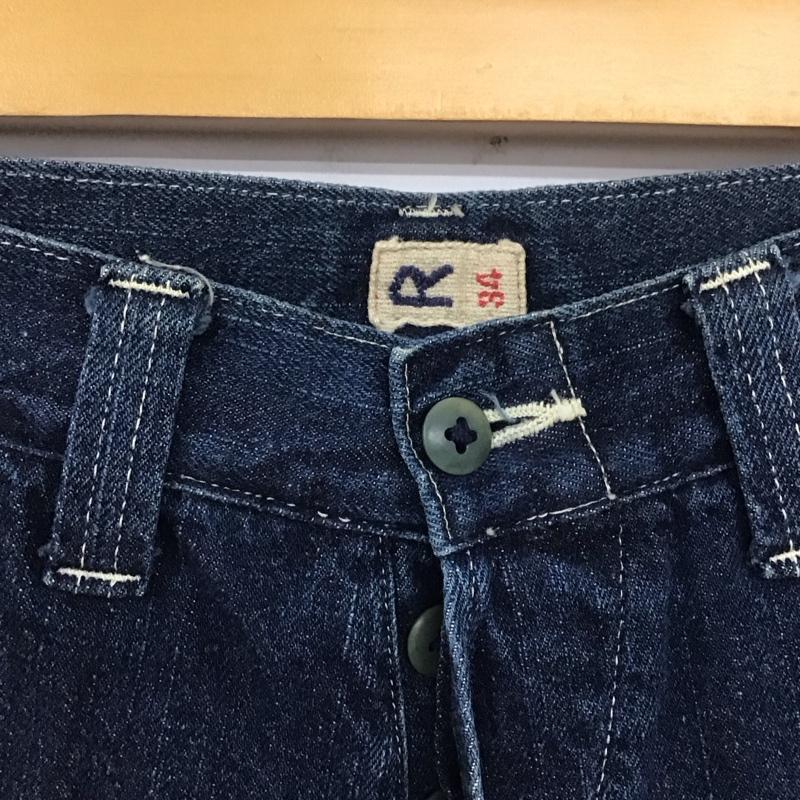 フォーティーファイブアールピーエム 45RPM パンツ ショートパンツ 5-05-6955 デニム 34 34 無地 青 / ブルー /  メンズ USED 古着 中古 10108185