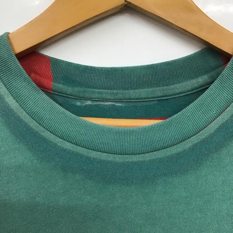 シュプリーム Supreme Tシャツ 半袖 DISCHARGE S/S TOP ディスチャージ L ロゴ、文字 X プリント 緑 / グリーン /  メンズ USED 古着 中古 10134881