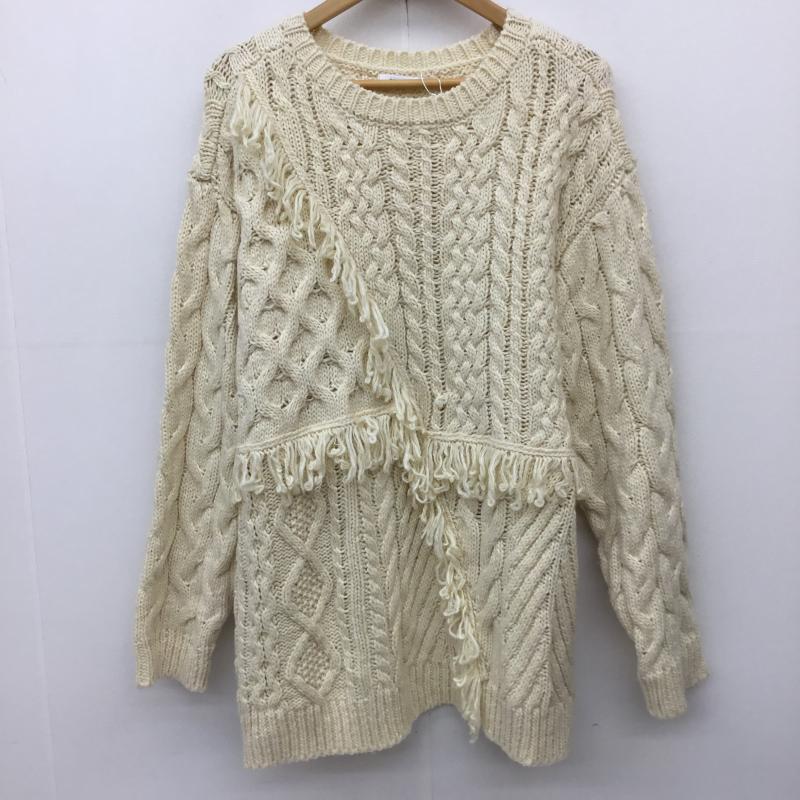 イング INGNI ニット、セーター 長袖 M  ベージュ / ベージュ /  レディース USED 古着 中古 10139806