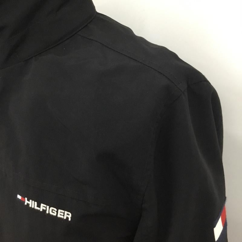 トミーヒルフィガー TOMMY HILFIGER ジャケット、上着 ジャケット、ブレザー C81 78B2079 ナイロンジャケット M ロゴ、文字 黒 / ブラック /  メンズ USED 古着 中古 10107039