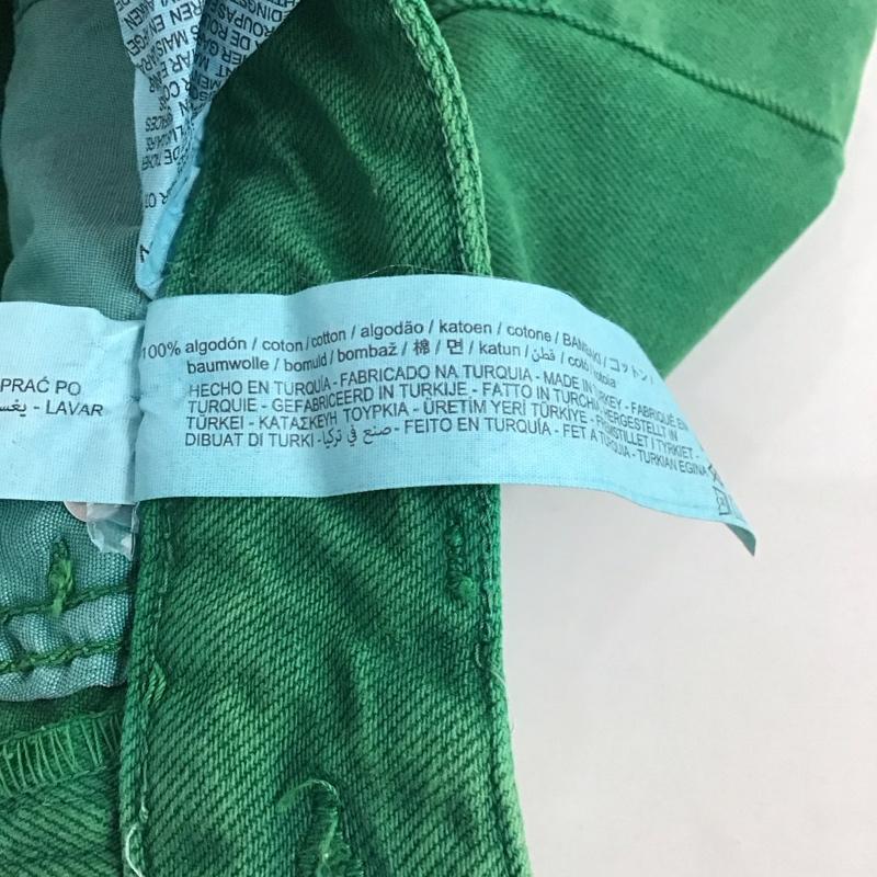 ザラ ZARA パンツ デニム、ジーンズ 32インチ 無地 緑 / グリーン /  レディース USED 古着 中古 10130397