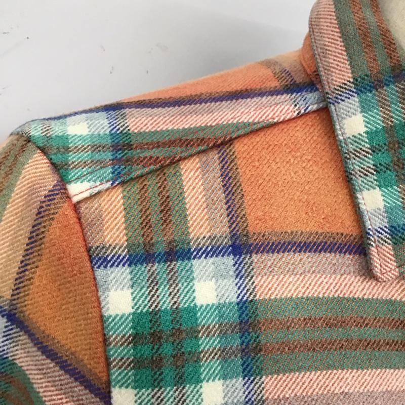 レミ レリーフ REMI RELIEF シャツ、ブラウス 長袖 ワークシャツ コットン M チェック マルチカラー / マルチカラー /  メンズ USED 古着 中古 10121306