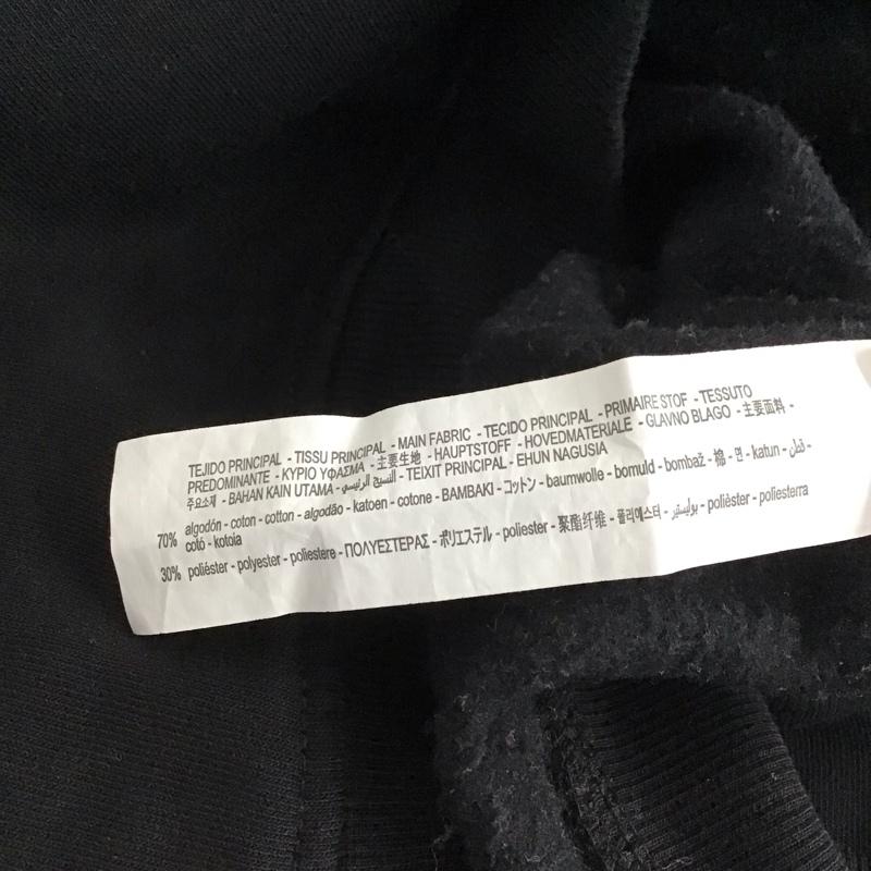 ザラ ZARA トレーナー 長袖 5584 314 800 スウェット 裏起毛 L 無地 黒 / ブラック /  レディース USED 古着 中古 10142142