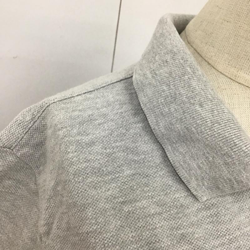 バーバリーロンドン Burberry London ポロシャツ 半袖 半袖ポロシャツ 半袖カットソー カラーシャツ 38 ロゴ、文字 灰 / グレー /  レディース USED 古着 中古 10115912