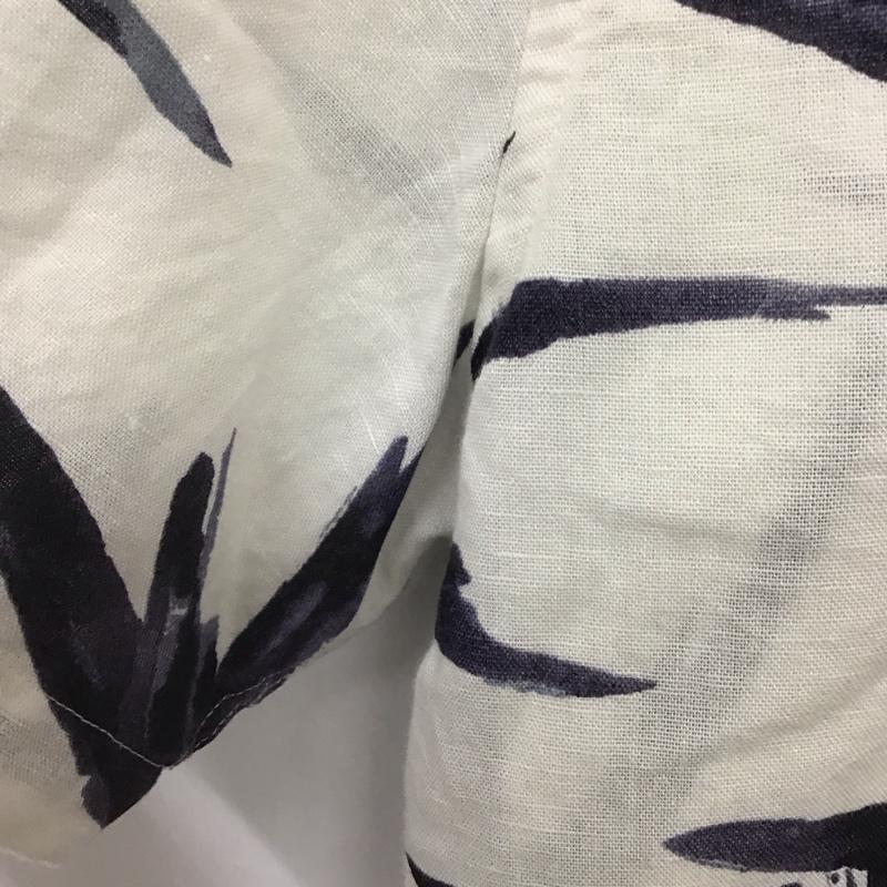 ザラメン ZARA MAN シャツ、ブラウス 半袖 半袖シャツ プリントシャツ アロハシャツ XL プリント 白 / ホワイト /  メンズ USED 古着 中古 10146170