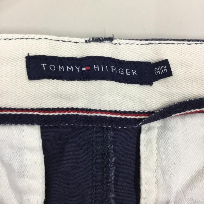 トミーヒルフィガー TOMMY HILFIGER パンツ ワークパンツ、ペインターパンツ 32インチ 無地 紺 / ネイビー /  メンズ USED 古着 中古 10110593