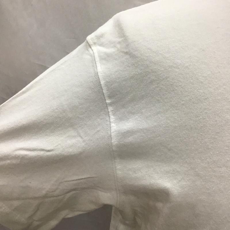 ベイフロー BAYFLOW Tシャツ 半袖 半袖カットソー プリントTシャツ クルーネックカットソー 2 ロゴ、文字 白 / ホワイト /  メンズ USED 古着 中古 10116176