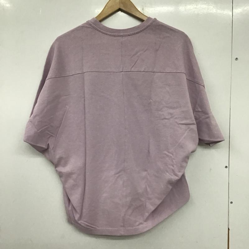ザラ ZARA Tシャツ 半袖 S 無地 紫 / パープル /  レディース USED 古着 中古 10140393