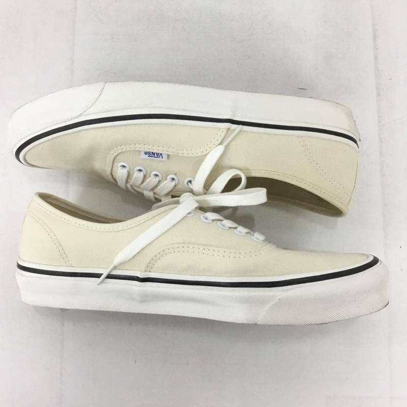 バンズ VANS スニーカー スニーカー 721278 AUTHENTIC 28cm 箱有 28.0cm ロゴ、文字 アイボリー / アイボリー /  メンズ USED 古着 中古 10133912