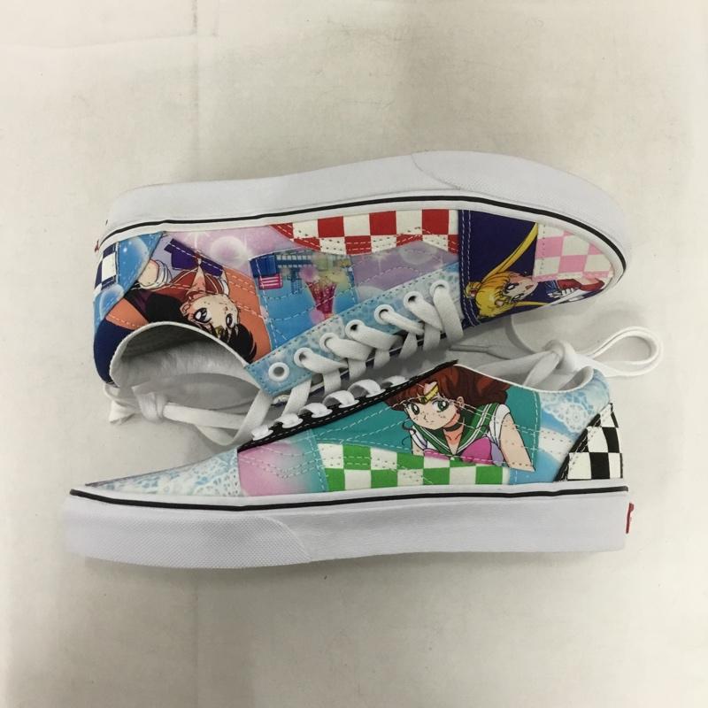 バンズ VANS スニーカー スニーカー オールドスクールパッチワーク 美少女戦士セーラームーン 箱有 24.5cm 24.5cm キャラクター マルチカラー / マルチカラー /  レディース USED 古着 中古 10149888