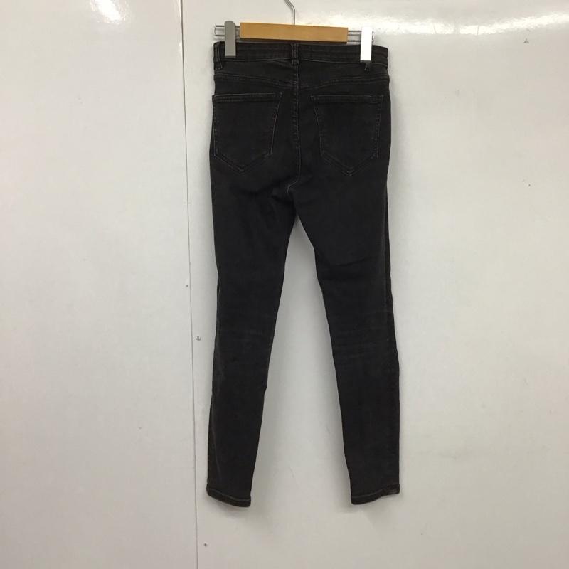 ザラ ZARA パンツ デニム、ジーンズ スキニー ストレッチ 無地 黒 / ブラック /  レディース USED 古着 中古 10109715