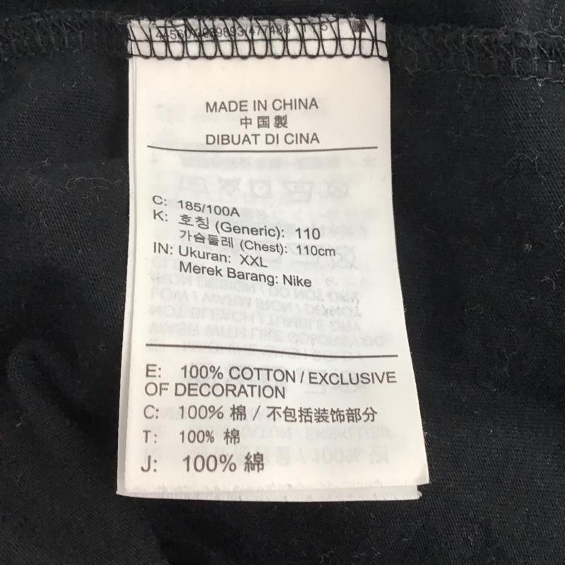 ナイキ NIKE カットソー 長袖 ck9660-010 長袖カットソー プリントTシャツ XXL プリント 黒 / ブラック /  メンズ USED 古着 中古 10134000