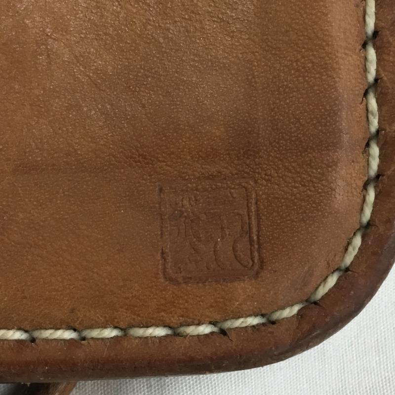 ユーズドクロージング used clothes 財布 二つ折り 黒羽 無地 茶 / ブラウン /  メンズ USED 古着 中古 10136218