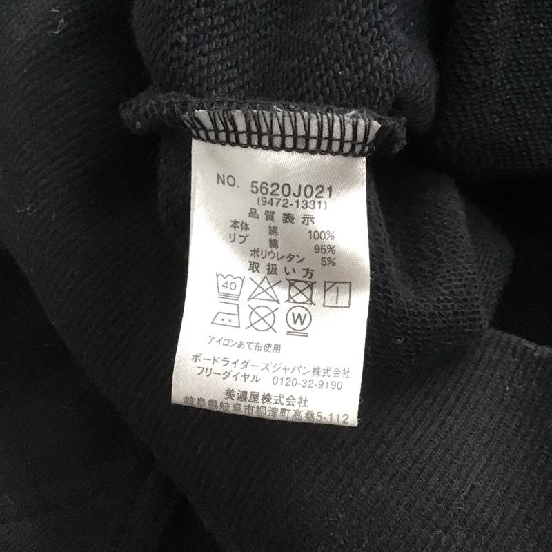 ディーシー DC パーカー 長袖 プルオーバーパーカー スウェット L ロゴ、文字 黒 / ブラック /  メンズ USED 古着 中古 10148591