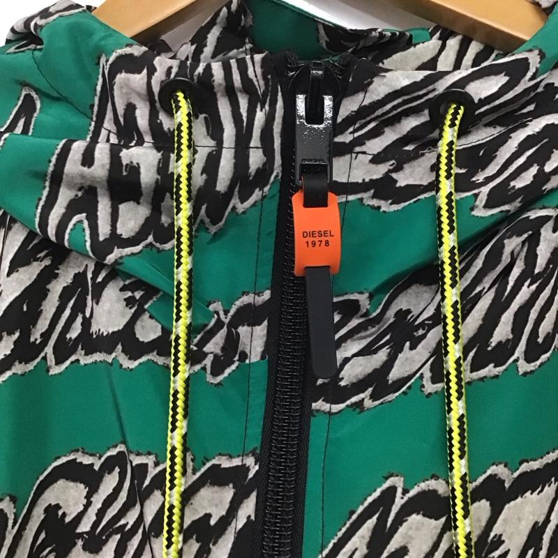 ディーゼル DIESEL ジャケット、上着 ジャンパー、ブルゾン ジップアップパーカージャケット アウター ナイロンジャケット XL プリント マルチカラー / マルチカラー /  メンズ USED 古着 中古 10145983