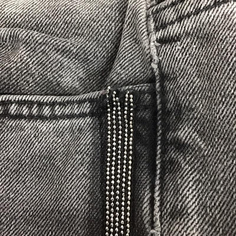 ザラ ZARA パンツ デニム、ジーンズ デニムパンツ スリムパンツ ストレッチパンツ ジーンズ 32インチ 無地 黒 / ブラック /  レディース USED 古着 中古 10122406