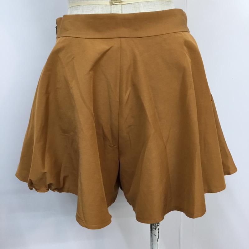 アナザーエディション Anather Edition パンツ ショートパンツ S 無地 茶 / ブラウン /  レディース USED 古着 中古 10044902