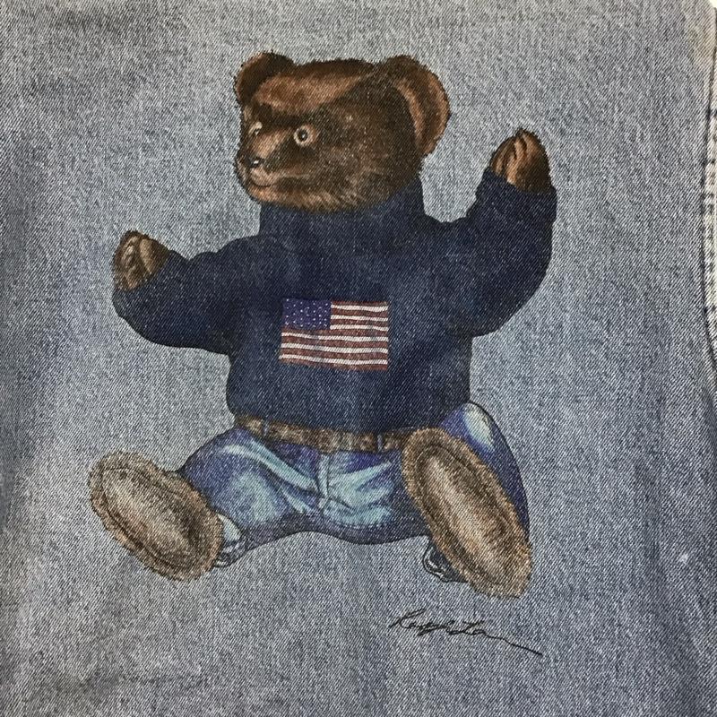 ポロラルフローレン POLO RALPH LAUREN ジャケット、上着 ジャケット、ブレザー デニムジャケット Gジャン アウター カジュアルジャケット M 無地 インディゴ / インディゴ /  メンズ USED 古着 中古 10130363