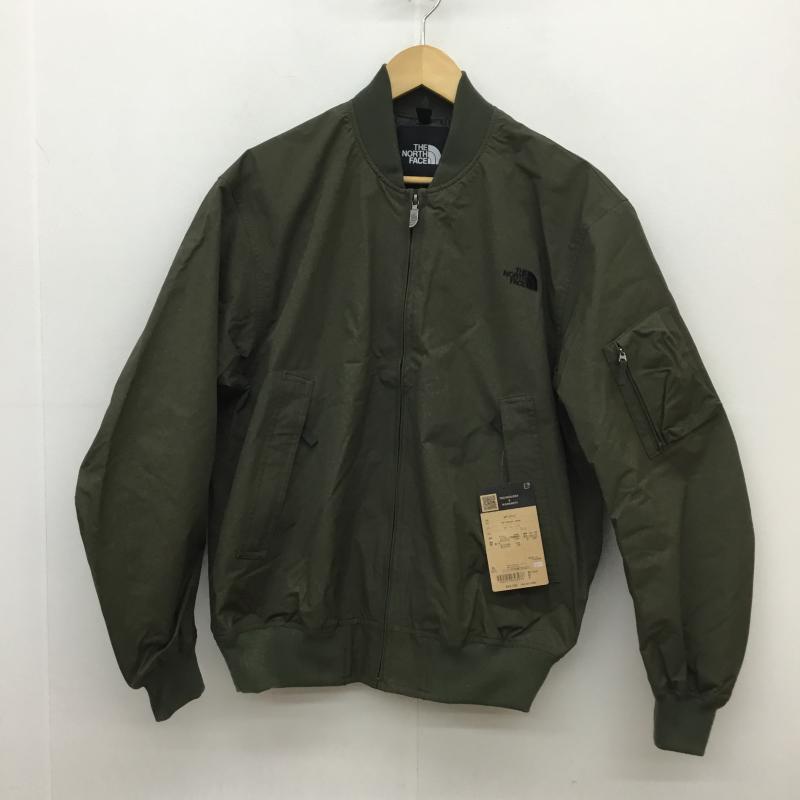 ザノースフェイス THE NORTH FACE ジャケット、上着 ジャンパー、ブルゾン WP BOMBER JACEKT ウォータープルーフ ボンバー ジャケット NP12437 タグ付 S ロゴ、文字 カーキ / カーキ /  メンズ USED 古着 中古 10108124