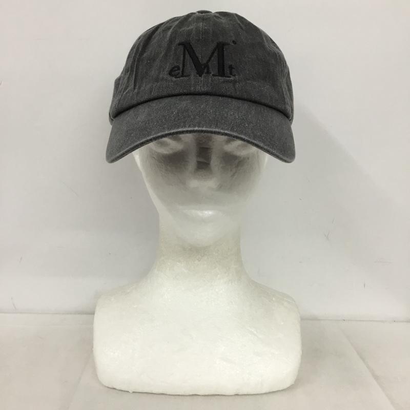 古着 USED 帽子 キャップ MUCENT ベースボールキャップ デニム ロゴ、文字 黒 / ブラック /  レディース USED 古着 中古 10148866
