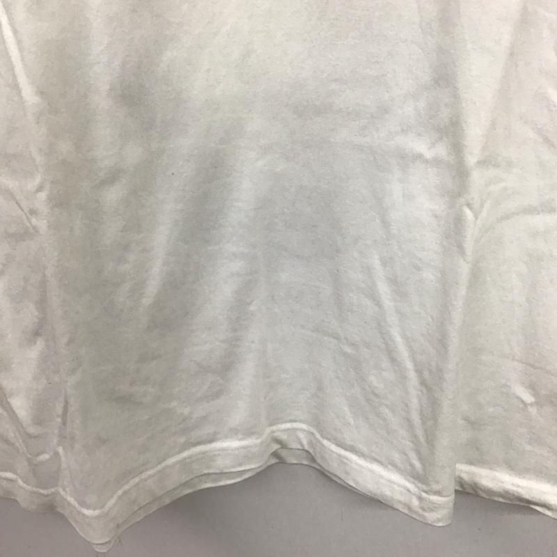 サプール SAPEur Tシャツ 半袖 半袖カットソー プリントTシャツ クルーネックカットソー プリント 白 / ホワイト /  メンズ USED 古着 中古 10148381