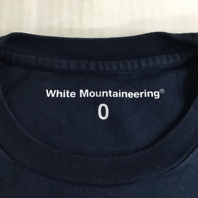 ホワイトマウンテニアリング WHITE MOUNTAINEERING Tシャツ 半袖 wm2171534 BIGWLOGOPRINTEDTSHIRT 半袖カットソー プリントTシャツ 0 ロゴ、文字 紺 / ネイビー /  メンズ USED 古着 中古 10115285