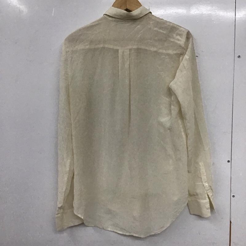 ザラウーマン ZARA WOMAN シャツ、ブラウス 長袖 M 無地 アイボリー / アイボリー /  レディース USED 古着 中古 10136907