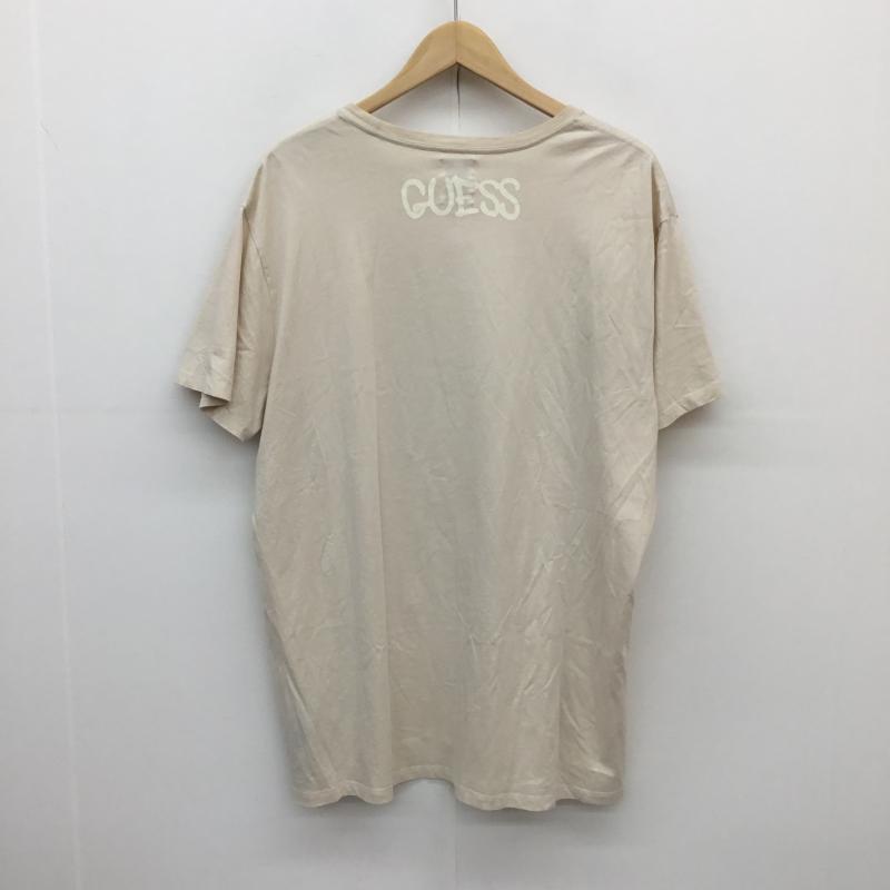 ゲス Guess Tシャツ 半袖 GUESS BRANDALISED(R) WITH GRAFFITI BY BANKSY Thug Bunny Tee XL プリント X キャラクター 茶 / ブラウン /  メンズ USED 古着 中古 10129215