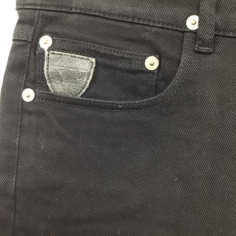 エイプリル77 APRIL77 パンツ デニム、ジーンズ デニムパンツ スリムパンツ ストレッチパンツ ジーンズ 27インチ 無地 黒 / ブラック /  メンズ USED 古着 中古 10119705