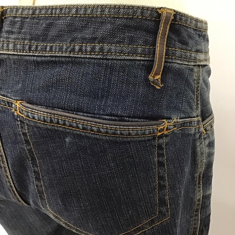 バーバリーブルーレーベル BURBERRY BLUE LABEL パンツ デニム、ジーンズ FQ510-252-30 レースアップ 36 無地 青 / ブルー /  レディース USED 古着 中古 10117249