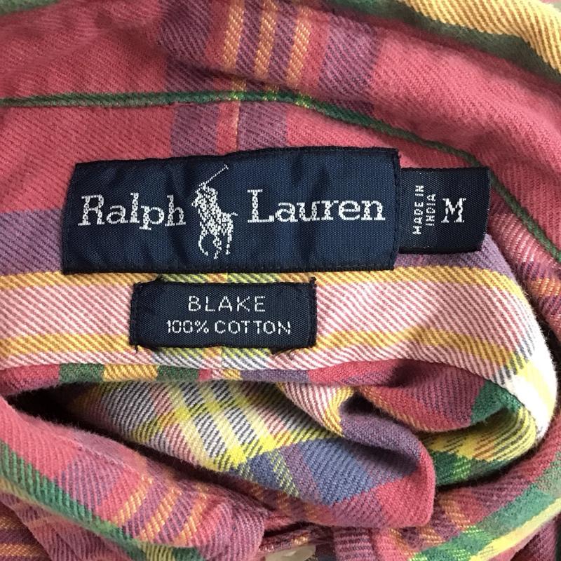 ラルフローレン RALPHLAUREN シャツ、ブラウス 長袖 長袖シャツ カラーシャツ 長袖カットソー チェックシャツ M チェック マルチカラー / マルチカラー /  メンズ USED 古着 中古 10124535
