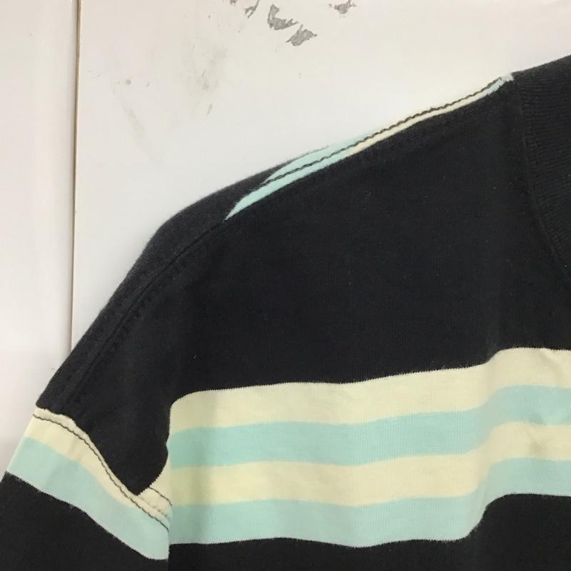 ナイキ NIKE Tシャツ 半袖 半袖カットソー プリントTシャツ クルーネックカットソー XL ボーダー柄 マルチカラー / マルチカラー /  メンズ USED 古着 中古 10129042