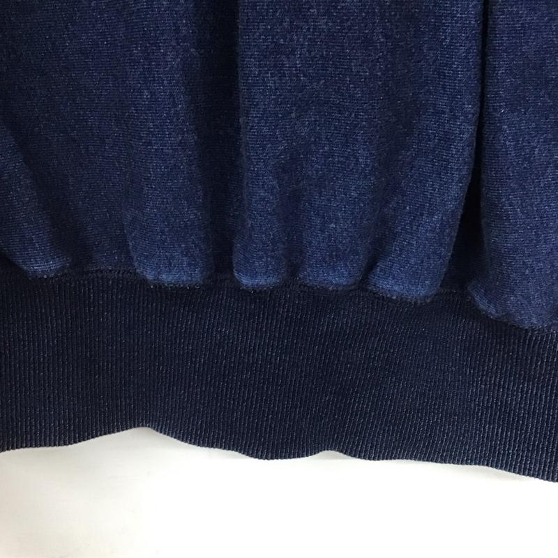 ドゥニーム Denime トレーナー 長袖 DM14AW-1308-238 スウェット ラグランスリーブ XL 無地 紺 / ネイビー /  メンズ USED 古着 中古 10145227