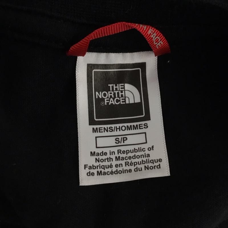 ザノースフェイス THE NORTH FACE Tシャツ 半袖 4m68 ロゴTシャツ 半袖カットソー プリントTシャツ S ロゴ、文字 黒 / ブラック /  メンズ USED 古着 中古 10123985