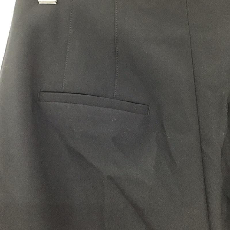 ザラ ZARA パンツ スラックス スラックスパンツ ワイドパンツ センタータックパンツ S 無地 黒 / ブラック /  レディース USED 古着 中古 10135578