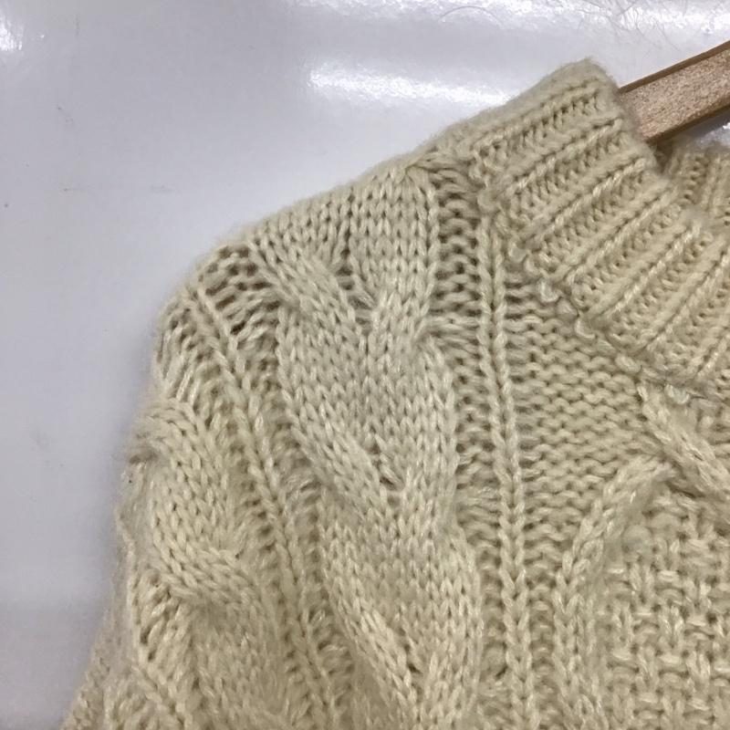 セレクトモカ select MOCA ニット、セーター 長袖 10008256 ケーブルオーバーサイズニット FREE 無地 アイボリー / アイボリー /  レディース USED 古着 中古 10142793