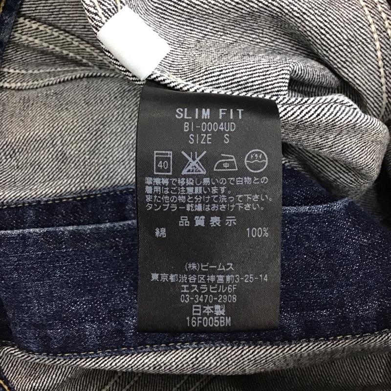ビーミング バイ ビームス B:MING by BEAMS ジャケット、上着 ジャンパー、ブルゾン デニムジャケット Gジャン アウター カジュアルジャケット S 無地 インディゴ / インディゴ /  メンズ USED 古着 中古 10150851
