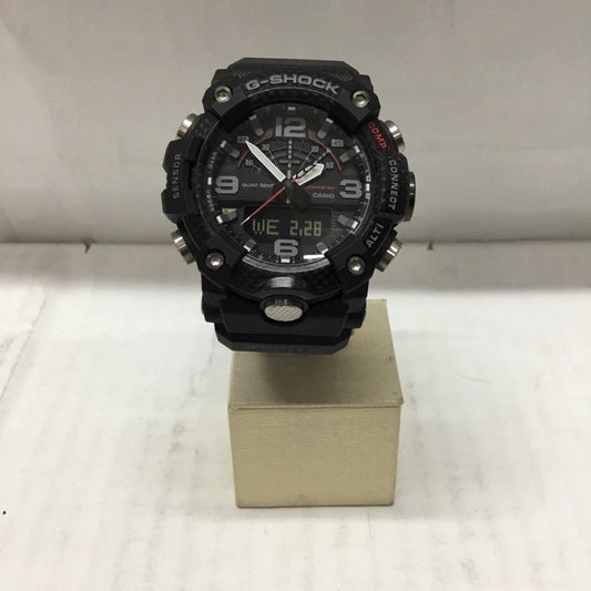 ジーショック G-SHOCK 腕時計 アナログ（クォーツ式） 23888-SOIW GG-B100 ロゴ、文字 黒 / ブラック /  メンズ USED 古着 中古 10106397