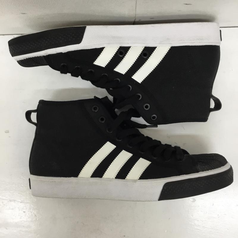 アディダス adidas スニーカー スニーカー 26.5cm ロゴ、文字 黒 / ブラック / X 白 / ホワイト /  メンズ USED 古着 中古 10141426