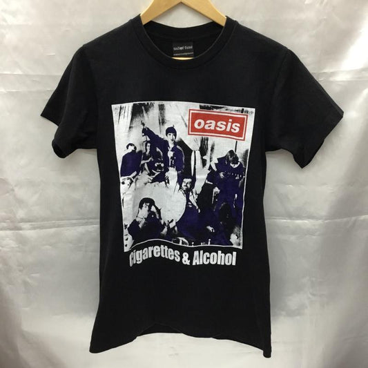 古着 USED Tシャツ 半袖 movie music oasis M プリント 黒 / ブラック /  メンズ USED 古着 中古 10106295