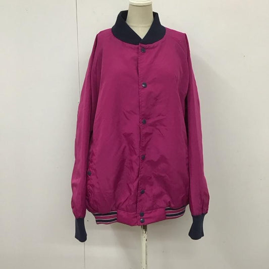 ロデオクラウンズ Rodeo Crowns ジャケット、上着 ジャンパー、ブルゾン 420bsk30-0120 18SS リメイクビッグジャンパー ラグラン FREE ロゴ、文字 マゼンタ / マゼンタ /  レディース USED 古着 中古 10119064