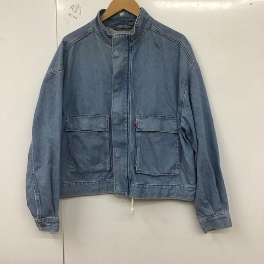 リーバイストラウスアンドコー Levi Strauss & co. ジャケット、上着 ジャケット、ブレザー ジップアップデニムジャケット Gジャン アウター S 無地 インディゴ / インディゴ /  レディース USED 古着 中古 10128976